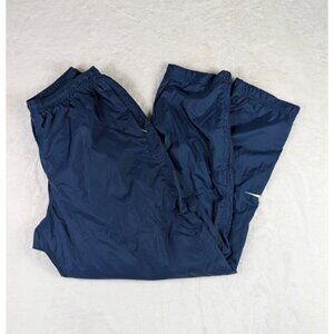 Vtg Nike Windbreaker Lined Track Pants Mens XL Embroidered Warmup Zippered Ankle